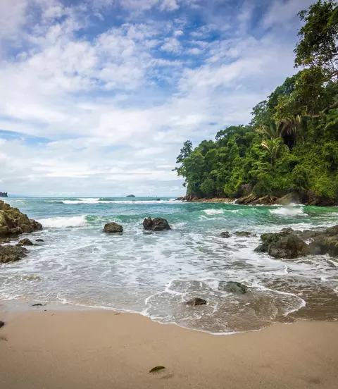 Paradisiacal beach of Escondido, Costa Rica