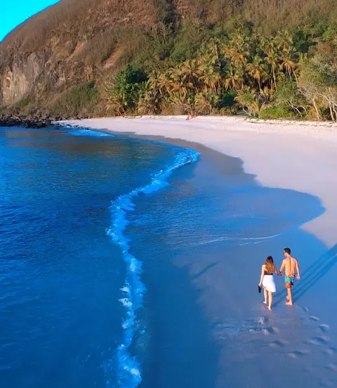 Pristine beaches on Yasawa Island