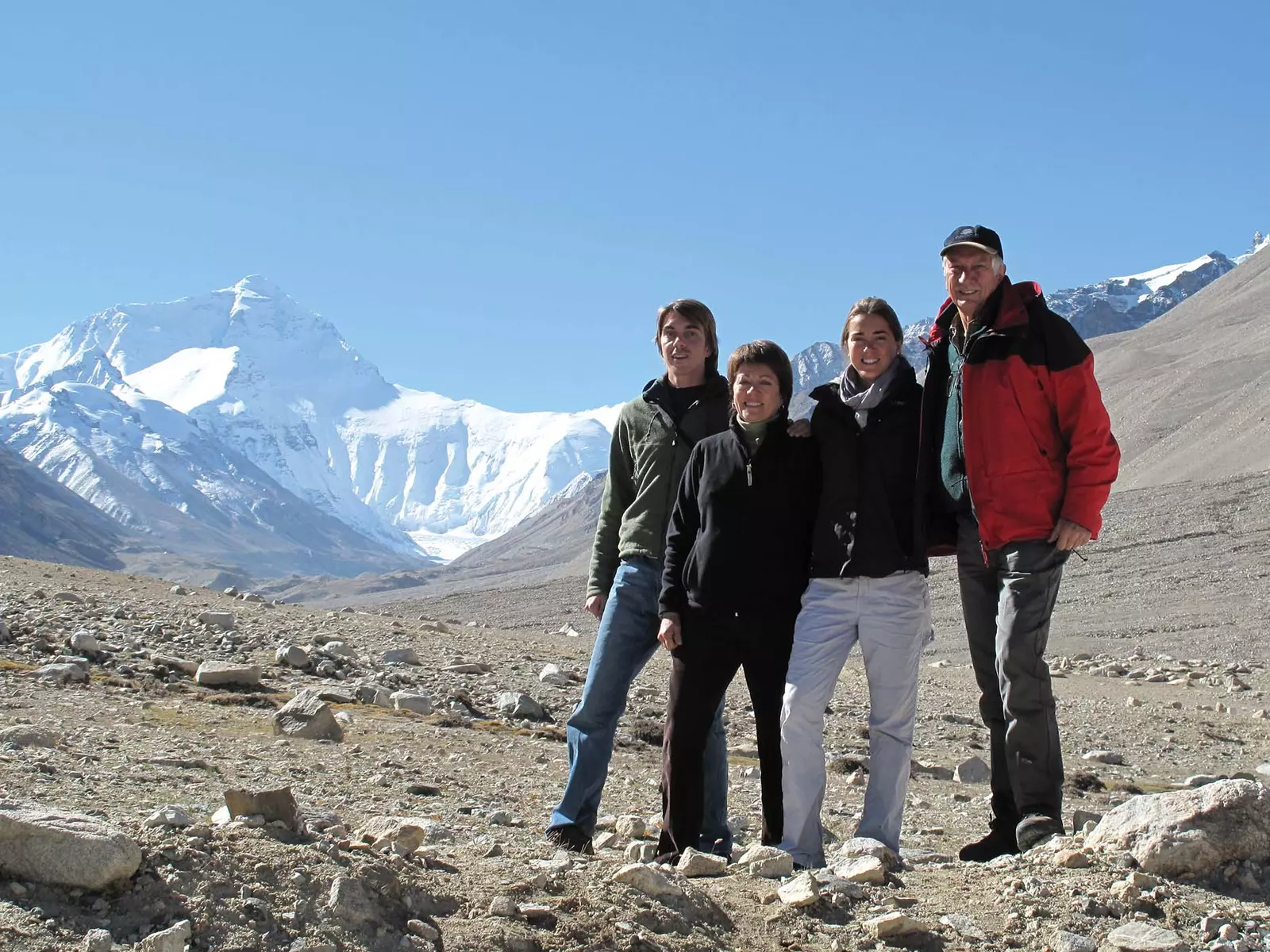 The Hodge Family at Everest Base Camp