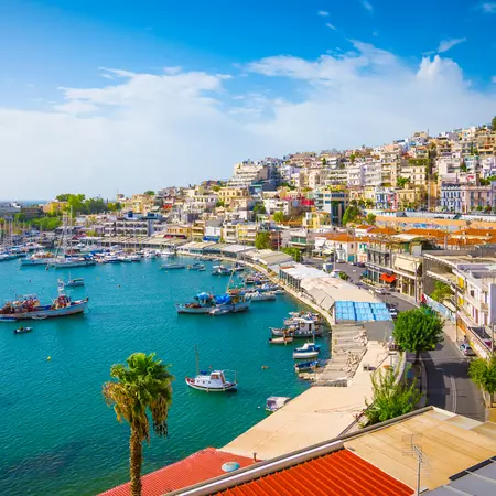 Cruise out of Piraeus Port in Athens