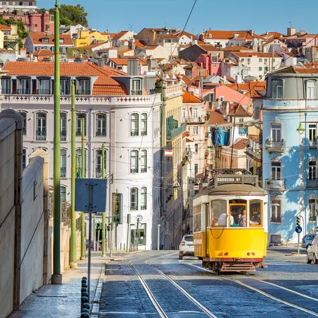 Tram in Lisbon