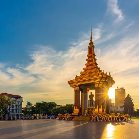 Statue of King Father Norodom Sihanouk