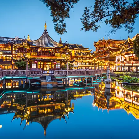 Yuyuan Gardens in Shanghai, China