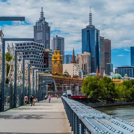 Explore the city of Melbourne by strolling the streets