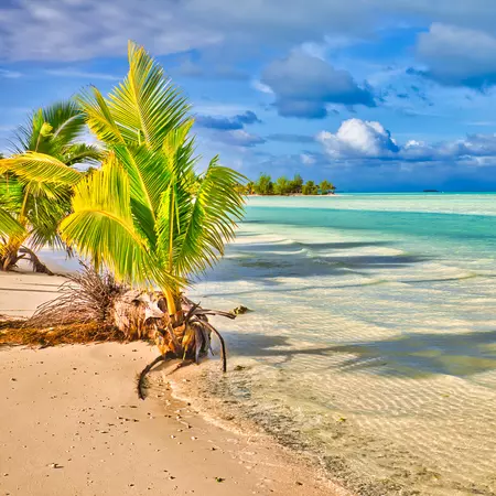 Aitutaki Morning Beach