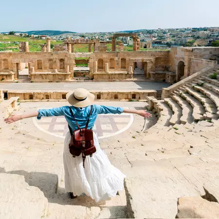Antique Theatre, Jerash, Jordan