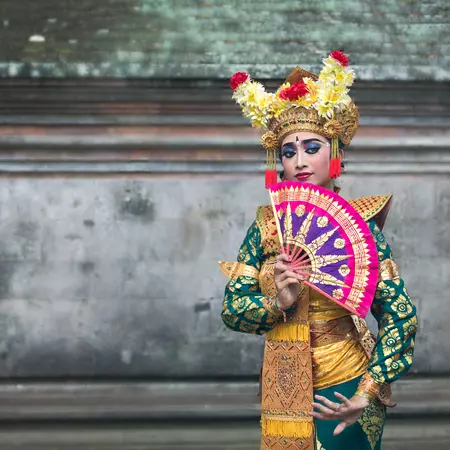 Balinese legong dancer