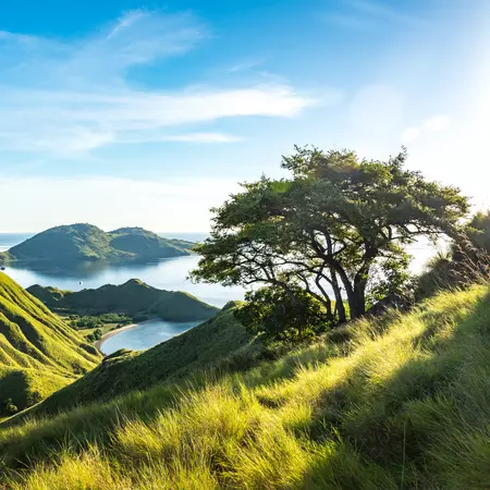 Beautiful Valley View of Gili Lawa
