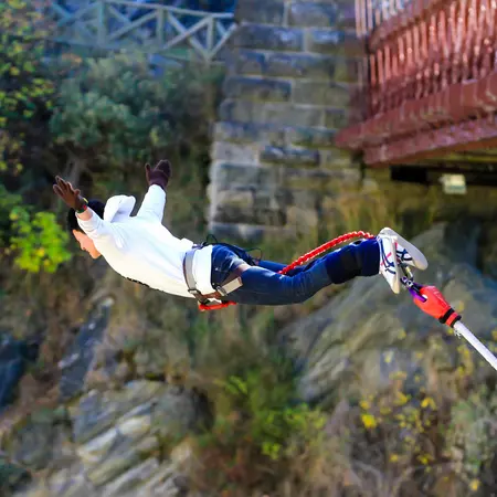 Bungy jump, New Zealand