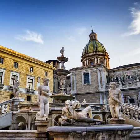Fontana Pretoria, Palermo