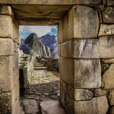 The Incan citadel of Machu Picchu