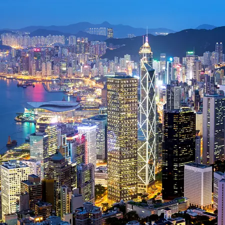 Hong Kong Famous Night View