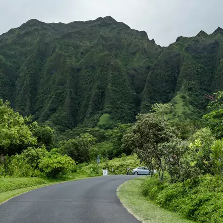 Koolau Range, Hoomaluhia Botanical Garden, Honolulu, Oahu, 
