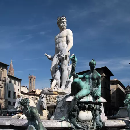 Neptune Fountain in the Piazza della Signora, Florence