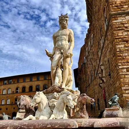Neptune fountain in Firenze