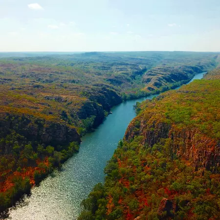 Panoramic view over Katherine River