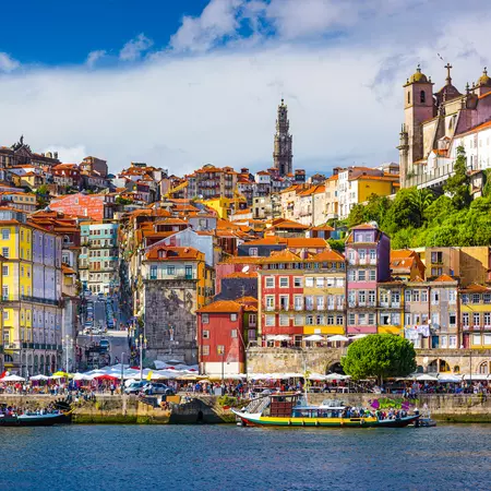 Porto Old City Skyline