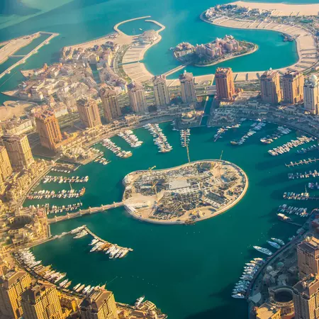 Pearl-Qatar island in Doha