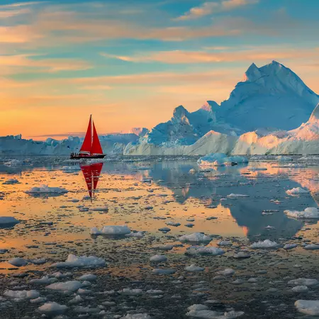 Sailing in Greenland