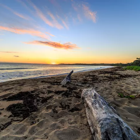 Sunset on Natadola Beach Fiji Viti Levu