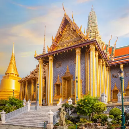 Temple of Emerald Buddha in Bangkok
