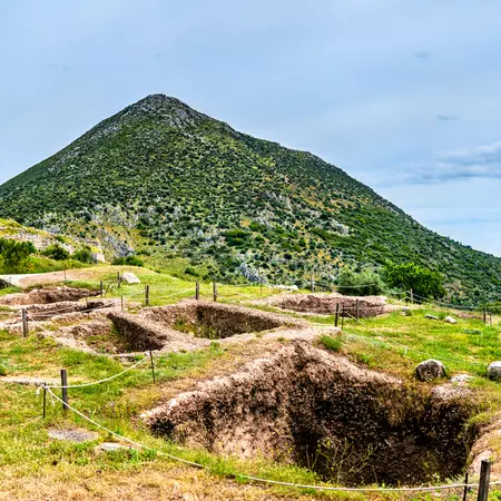 The Mycenae archaeological site