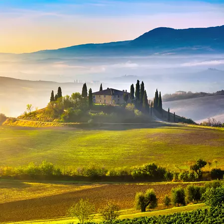 Sunrise over Tuscany