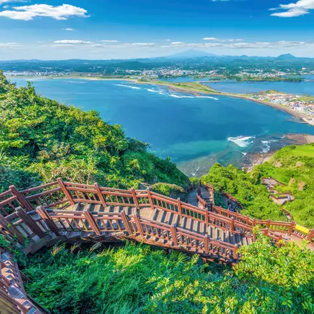 Hiking walkway, Jeju Island
