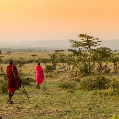 Bush walk with Maasais