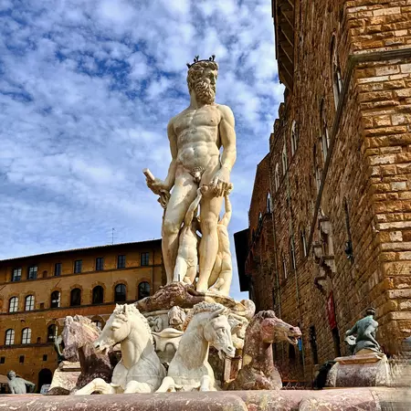 Neptune fountain in Firenze