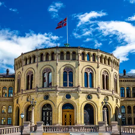 Norwegian parliament in Oslo