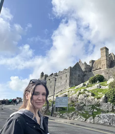 view of Khadjiah Sawan visiting a castle