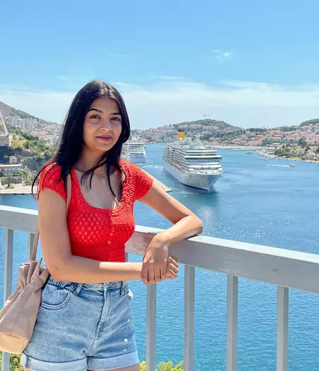 Richa Patel on vacation