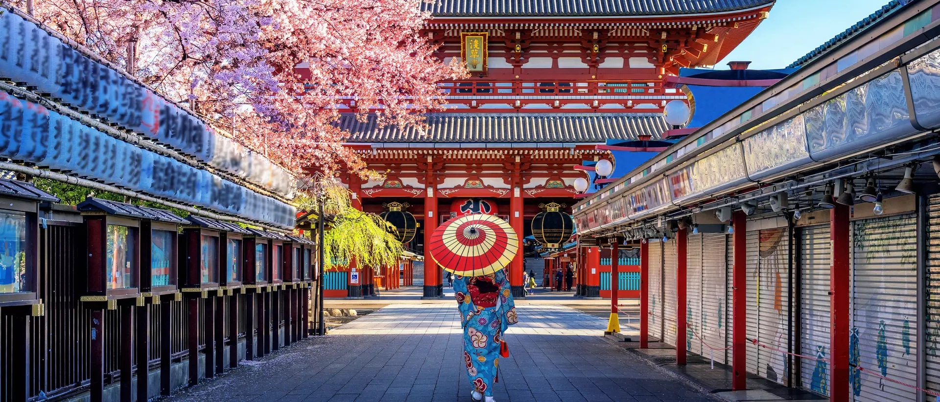 woman in traditional dress in front of ancient buddhist temple