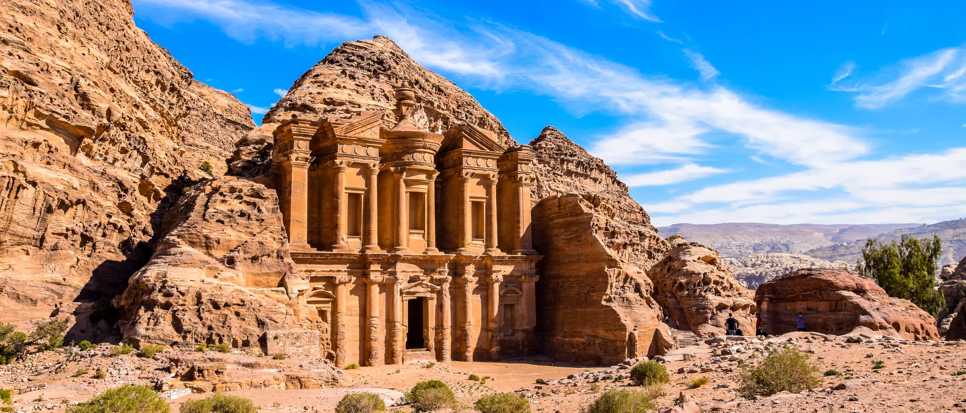 The highlight of a visit to Petra, the amazing Ad Deir, The Monastery.