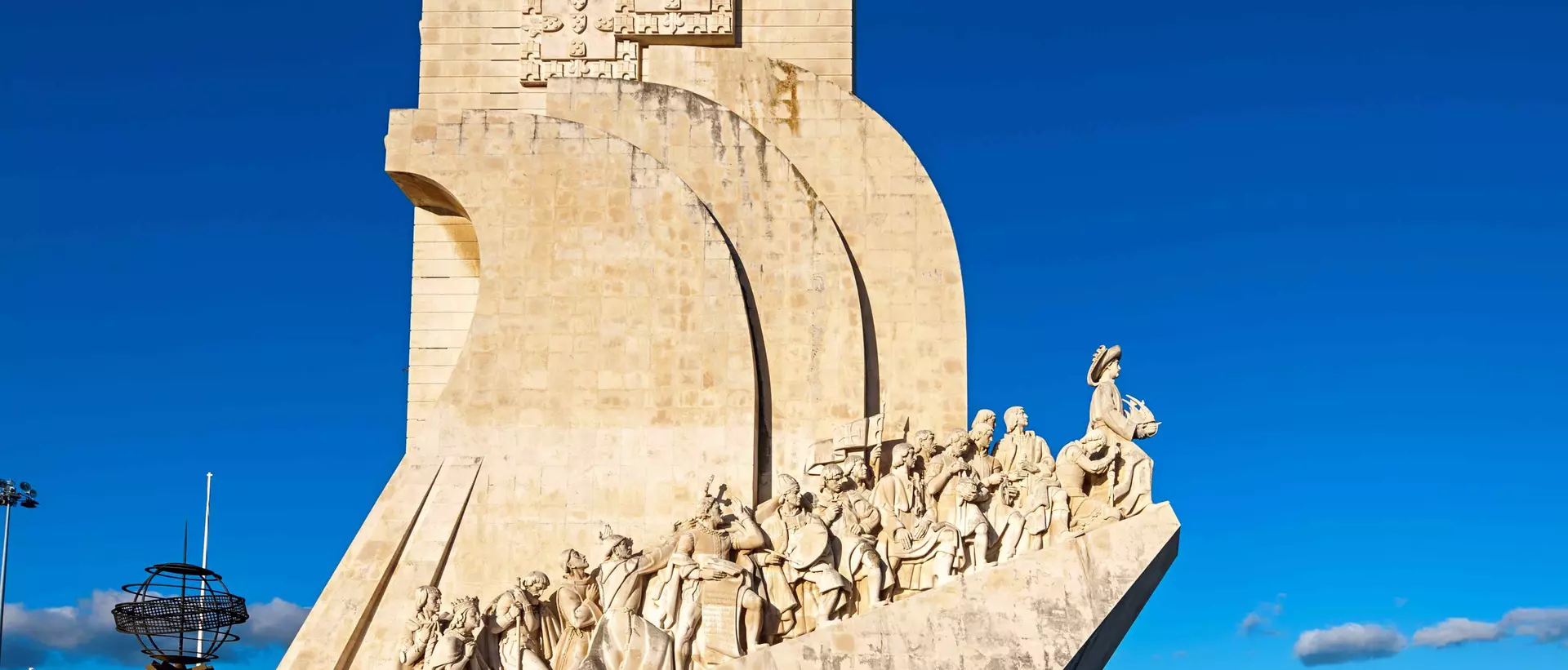 The Discoveries Monument in Lisbon, Portugal.
