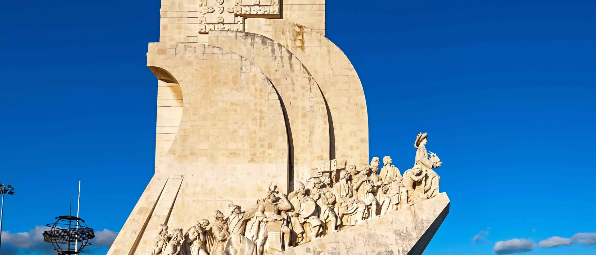 The Discoveries Monument in Lisbon, Portugal.
