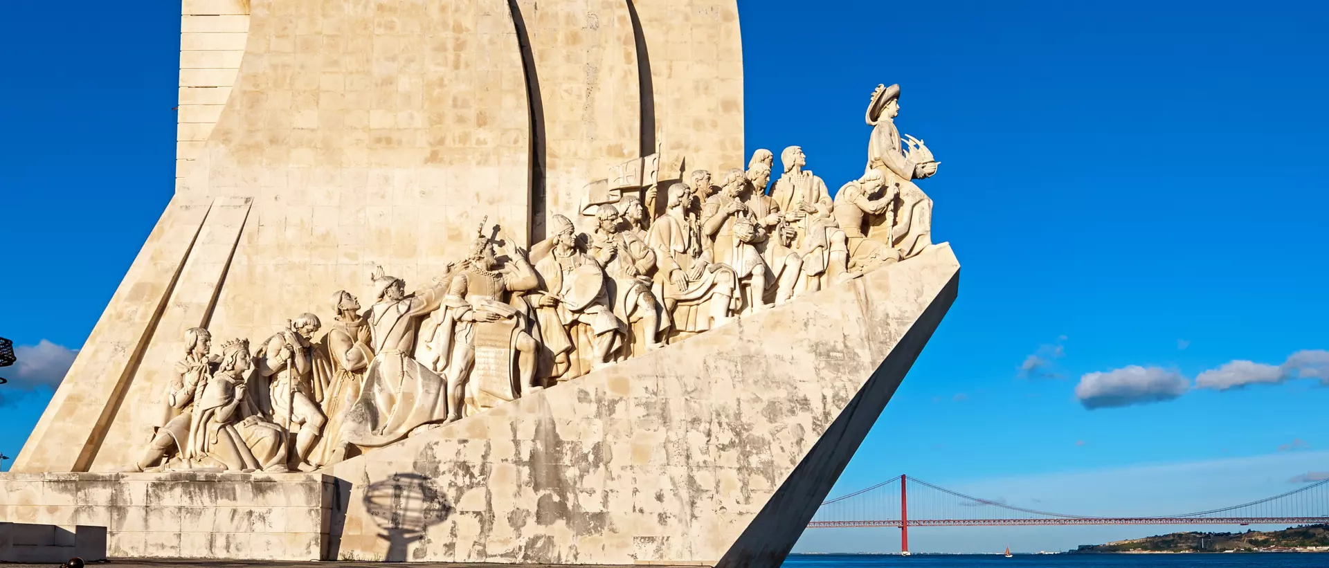 The Discoveries Monument in Lisbon, Portugal.