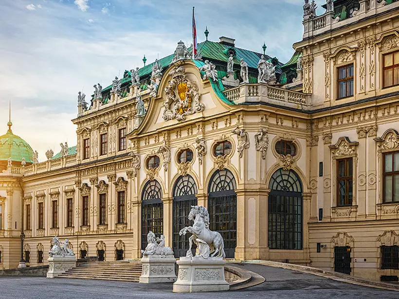 Embrace the Baroque Period while exploring the grounds of Belvedere Palace