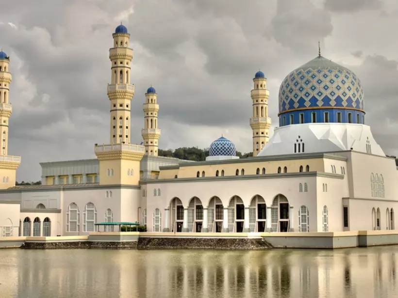 Kota Kinabalu's city mosque - a very popular spot to take photos while on one of our Malaysia tours.