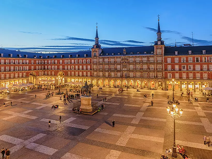 Explore the spacious Plaza Mayor, home to a number of events throughout the year
