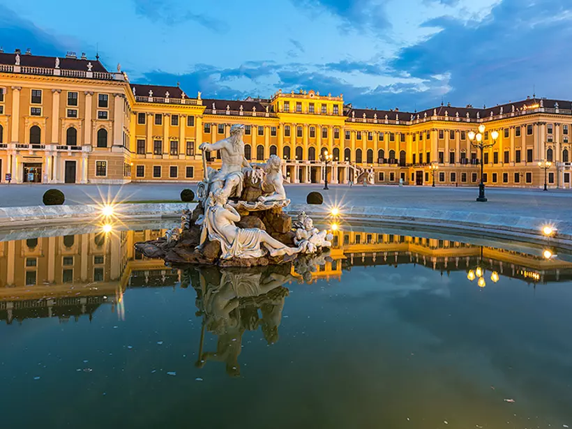 Experience extravagance at Schönbrunn Palace with its 1440-room building and breathtaking surrounding gardens