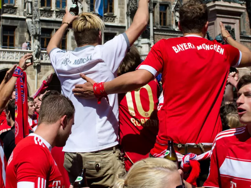 Soccer Fans in Munich Soccer Fans in Munich