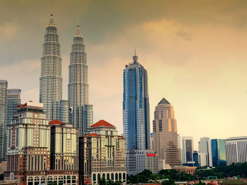 Kuala Lumpur city skyline