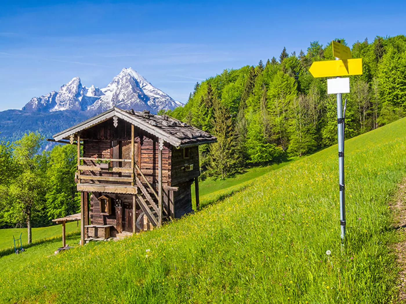 Land locked, Austria lies in the Eastern Alps
