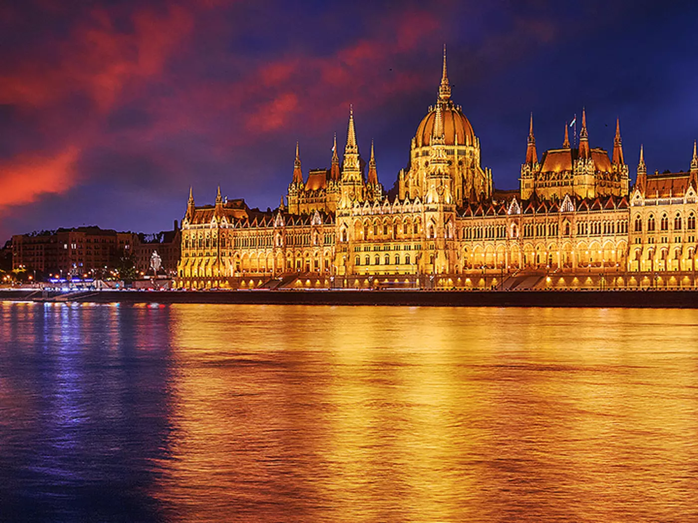 Walk the halls of the Hungarian Parliament, one of the country's biggest buildings