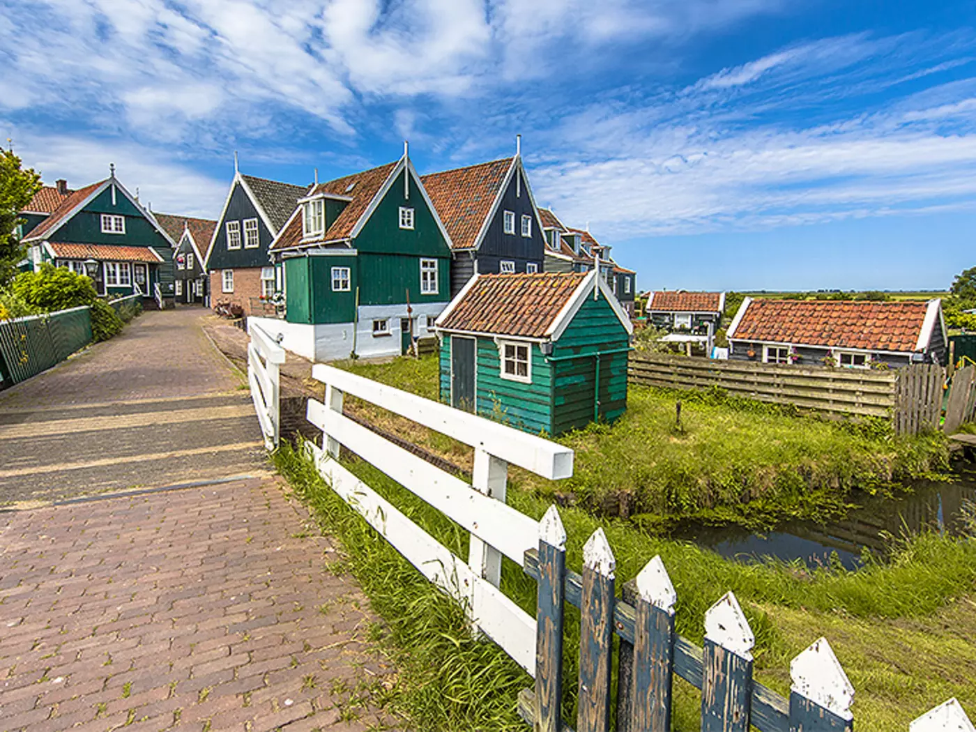 Step into a fairytale in the old fashioned fishing village of Marken