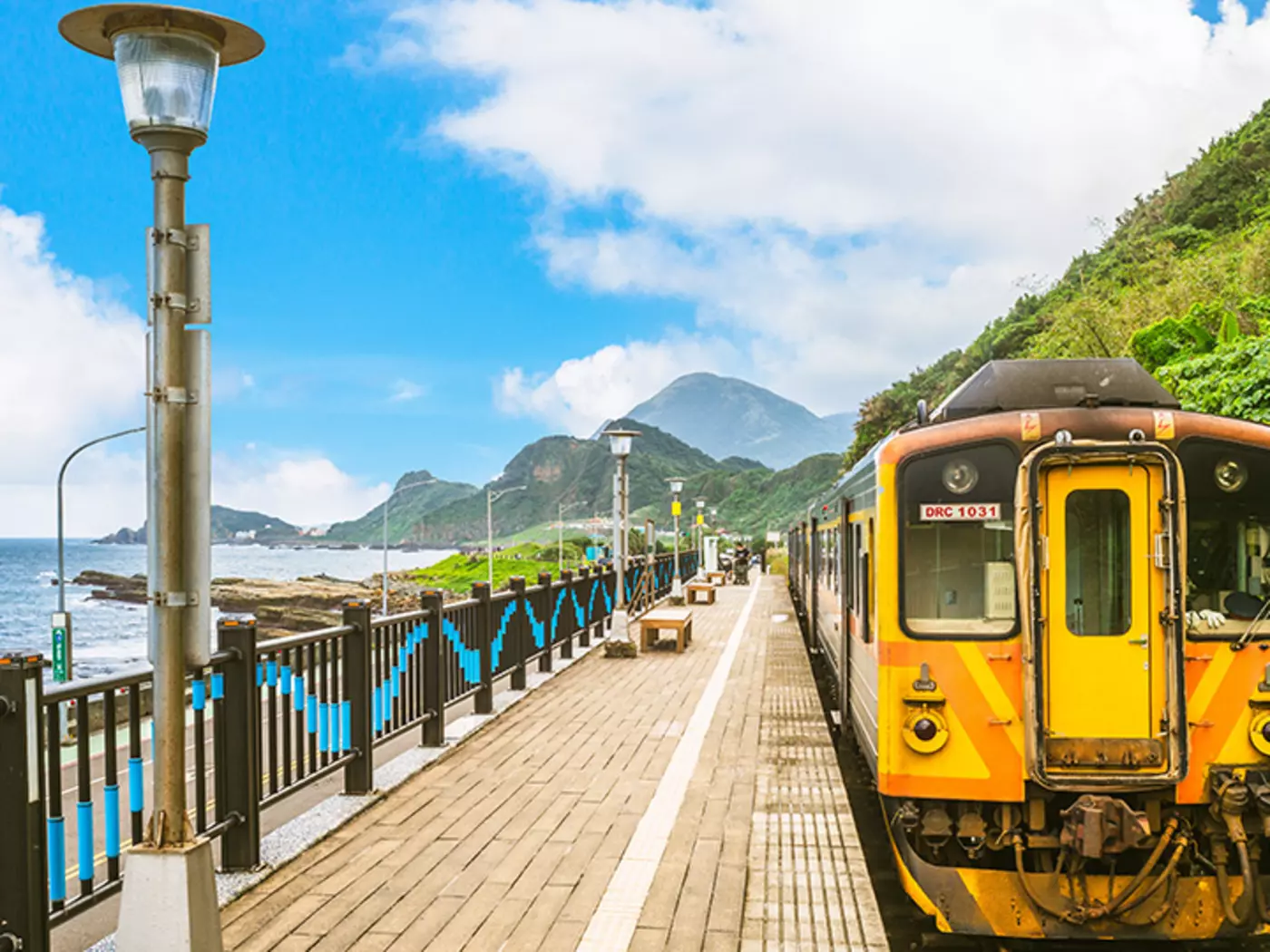 Explore the countryside of Taiwan by rail for a glorious view