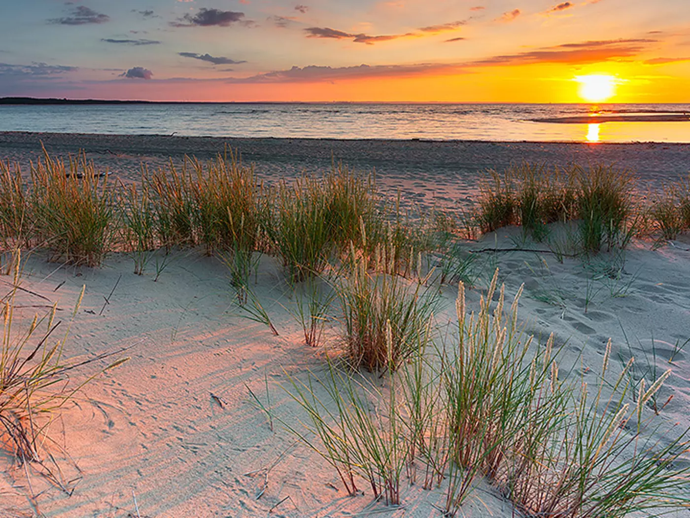 Bathe in the Baltic Sea from Sobieszewo Island, a strip of stunning sand dunes near the water