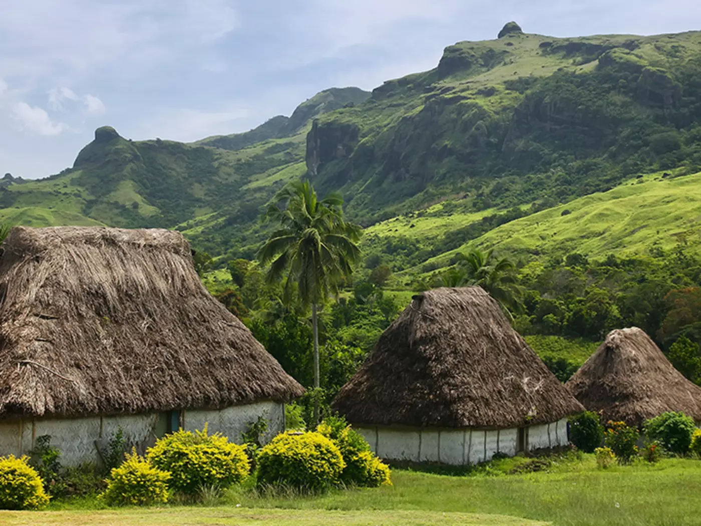 Explore the picturesque village of Navala, known for its traditional housing and thatched roof buildings Explore the picturesque village of Navala, known for its traditional housing and thatched roof buildings